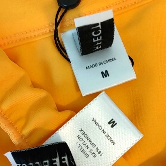 HONEY GOLD BANDEAU BIKINI TOP & HIGH WAISTED HIGH CUT BOTTOM SIZE MEDIUM NWT - Picture 5 of 5